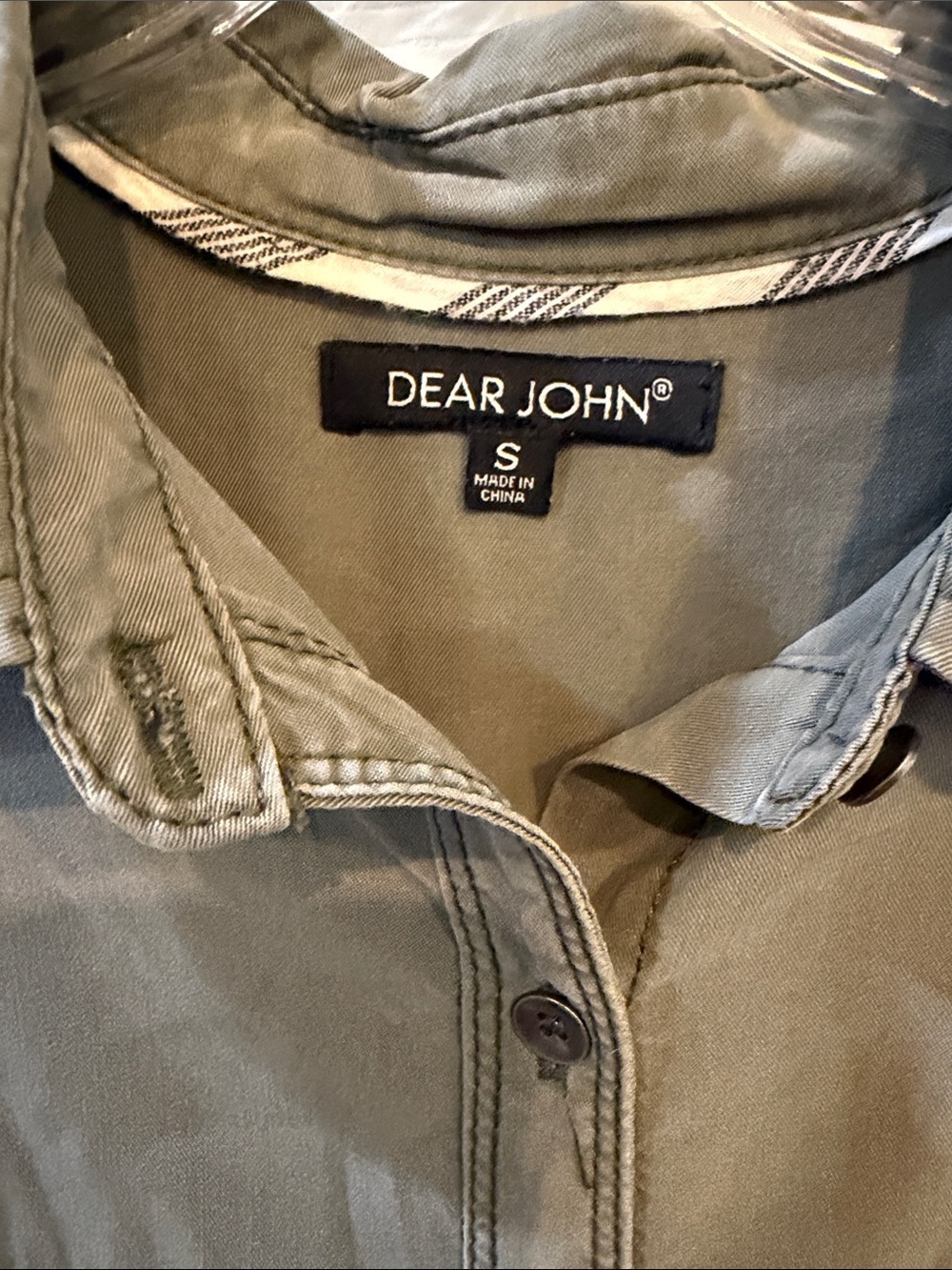 Dear John Olive Utility Button-Up Shirt - Picture 5 of 9
